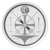 Vintage Indian Test Pattern Plate (Front)
