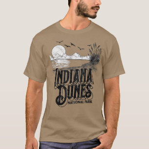 Vintage Indiana Dunes National Park Retro 80s T-Shirt