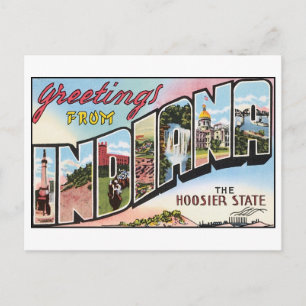 Vintage Indiana Postcard
