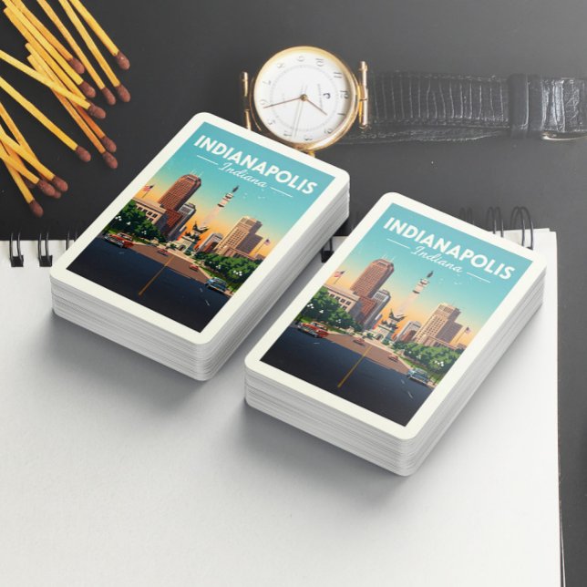 Vintage Indianapolis Indiana Poker Cards (Creator Uploaded)