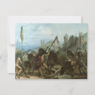 Vintage Indians, Bison Dance by Karl Bodmer