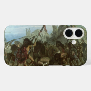 Vintage Indians, Bison Dance by Karl Bodmer iPhone 16 Case
