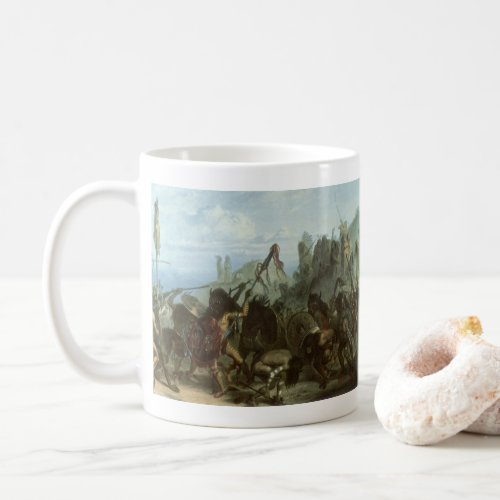 Vintage Indians Bison Dance by Karl Bodmer Coffee Mug