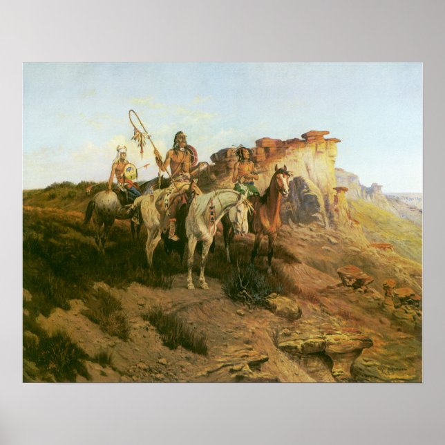 Vintage Indians, Prowlers of the Prairie, Seltzer, Poster (Front)