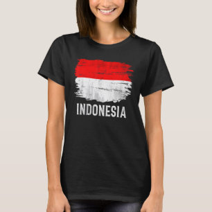 Vintage Indonesia Flag For Indonesian T-Shirt