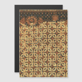 Vintage Indonesian Batik Kawung Pattern Rustic (Front/Back)