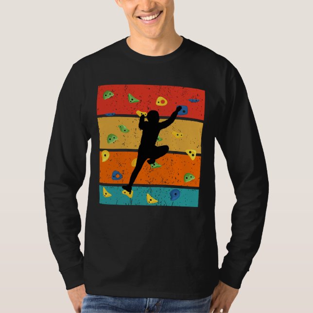 Vintage Indoor Rock Climbing T-Shirt (Front)