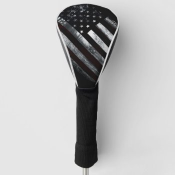 Vintage Industrial American Flag Golf Head Cover by KDRDZINES at Zazzle