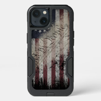 Vintage Industrial Betsy Ross American Flag iPhone 13 Case