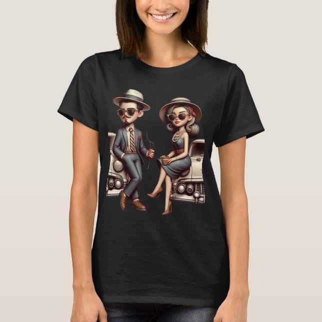 Vintage Industrial Charm T-Shirt (Front)