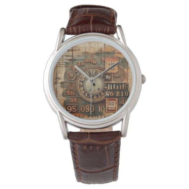 Vintage Industrial Grunge Watch (Front)