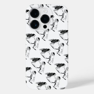 Vintage Insects Dancing; Bluebottle Fly Case-Mate iPhone 14 Pro Case