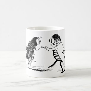 Vintage Insects Dancing; Bluebottle Fly Coffee Mug