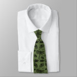 Vintage Insects Entomology Cyprus Green Neck Tie at Zazzle