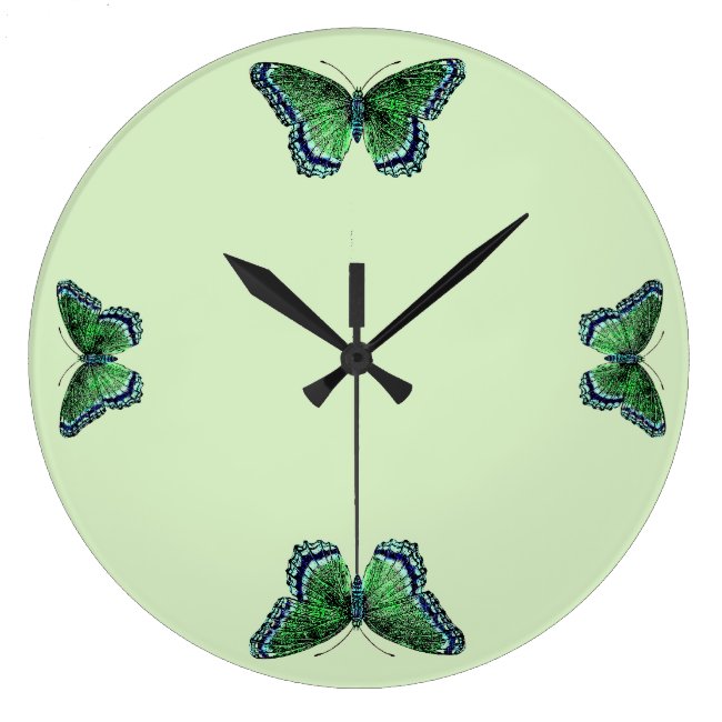 Vintage Insects Green Butterfly Time Entomology