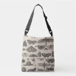Vintage Insects Snail Butterfly Moth Bee Nature Crossbody Bag at Zazzle