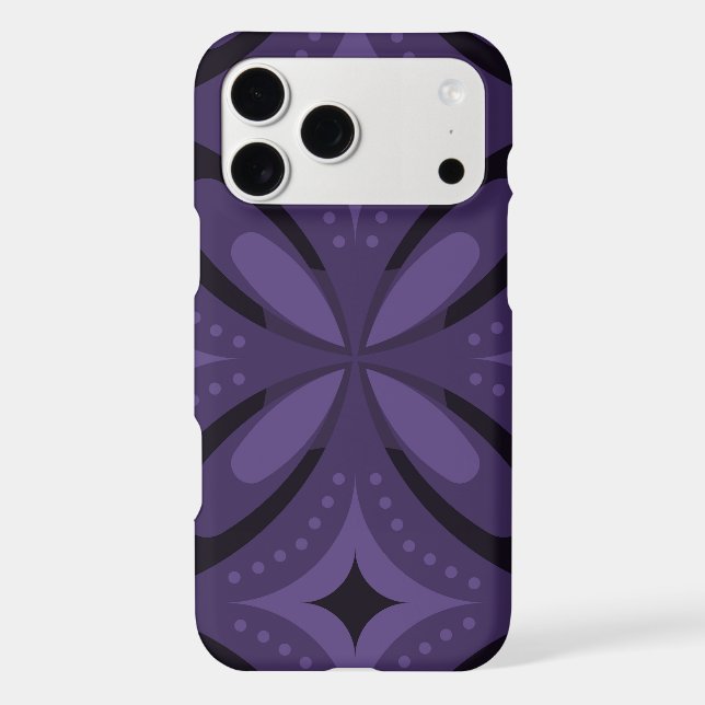 Vintage-Inspired Abstract Geometric Design Iphone Case (Back)