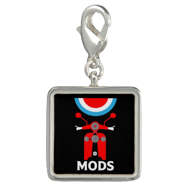 Vintage Inspired British Mods And Rockers Charm (Front)