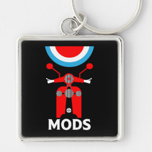 Vintage Inspired British Mods And Rockers Keychain
