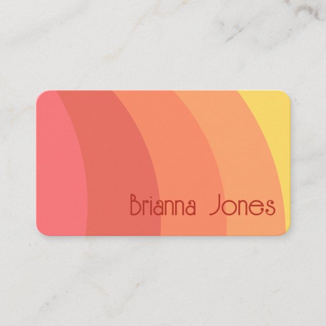 Vintage Inspired Business Card (Front)