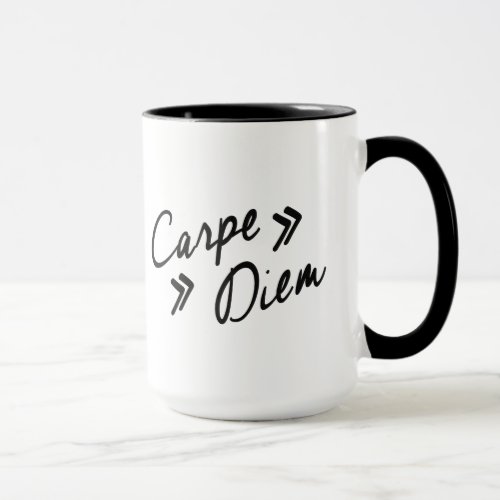 Vintage Inspired Carpe Diem Mug