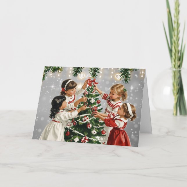 Vintage-Inspired Christmas Card (Front)