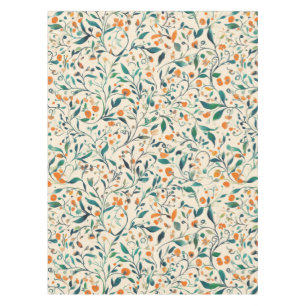 Vintage-Inspired Colorful Paisley Leaf Pattern (3) Tablecloth