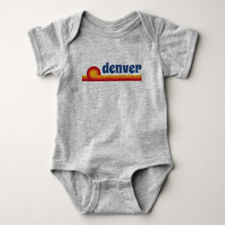 Vintage-Inspired Denver Love Baby Unisex Bodysuit