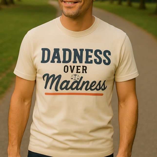 Vintage-Inspired Fatherhood Balance T-Shirt (Creator Uploaded)