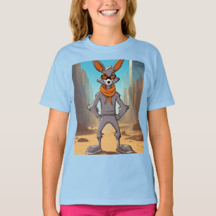 Vintage-Inspired Grey Wile E. Coyote Tee — Minimal