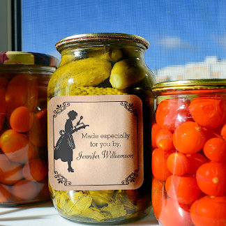 Vintage Inspired Home Made Label Sticker