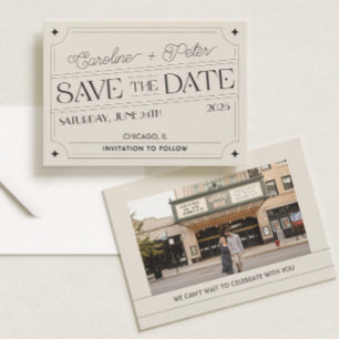Vintage-Inspired Matchbox "Save the Date" Save The Date