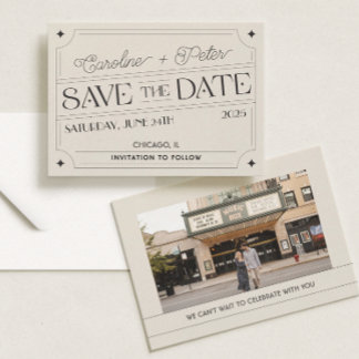 Vintage-Inspired Matchbox "Save the Date" Save The Date