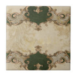 Vintage Inspired Old Fashioned Elegant Tile at Zazzle