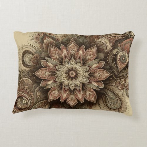 Vintage Inspired Patterns  Accent Pillow