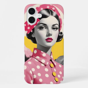 Vintage Inspired Portrait Of Woman iPhone 16 Plus Case