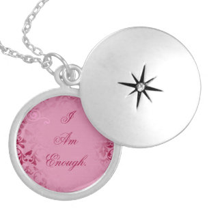Vintage Inspired Quote Locket Necklace