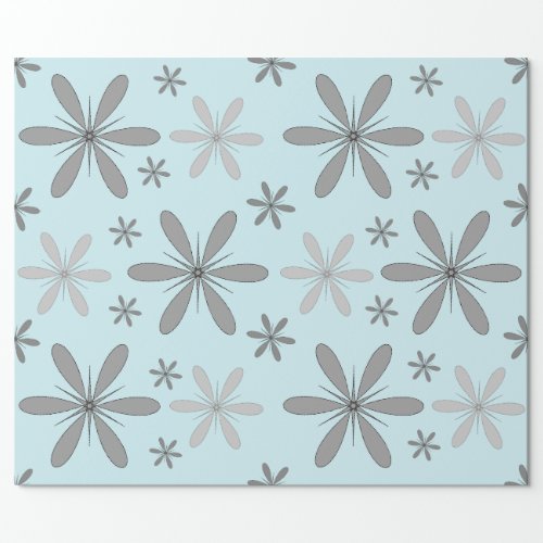 Vintage_inspired Unique Whimsical Floral  Wrapping Paper