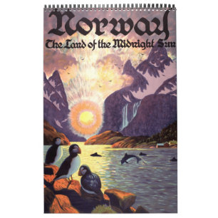 Vintage International Travel Posters Calendar