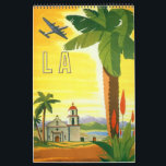 Vintage International Travel Posters Calendar<br><div class="desc">Vintage illustration International Travel Posters 12 month calendar featuring many countries and cities from around the world!</div>