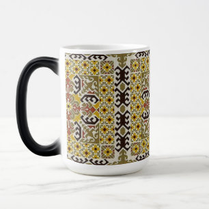 Vintage Intricate Arabian Ethnic Pattern Color Morph Mug
