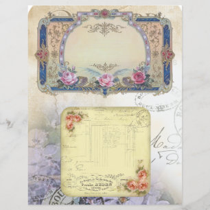 Vintage Intricate Design Labels