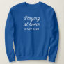 Vintage Introvert Blue Sweatshirt