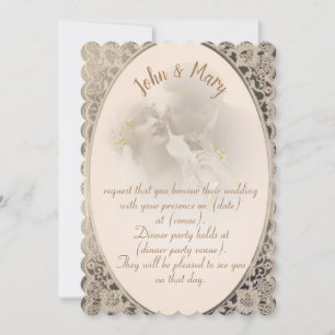 Vintage  invitation