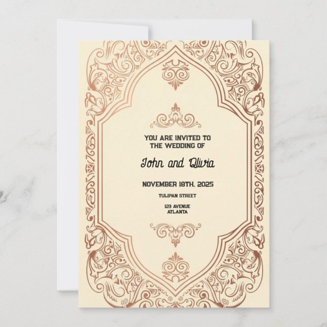 Vintage Invitation (Front)