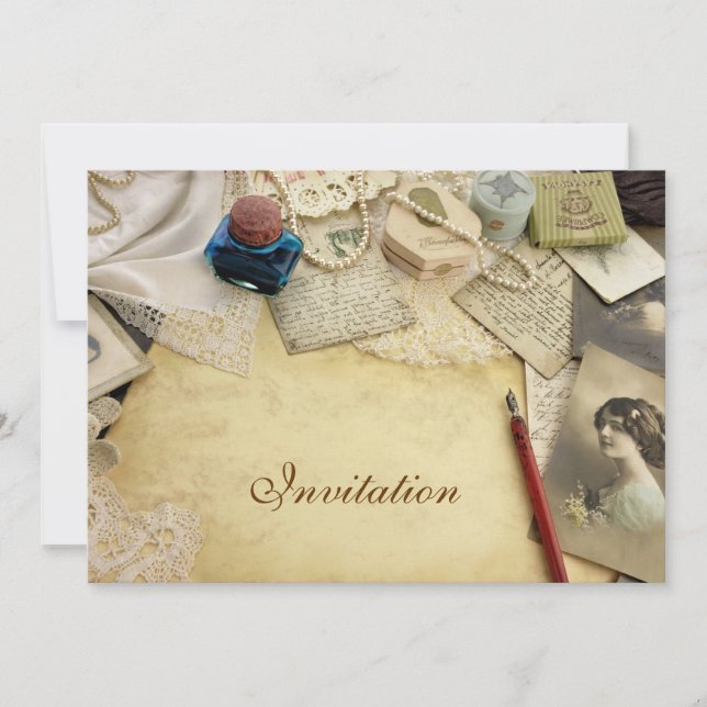 Vintage Invitation (Front)
