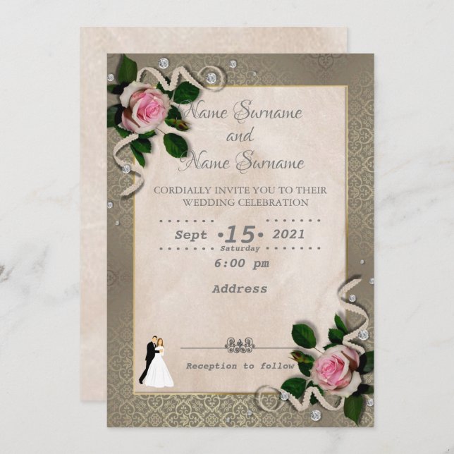 Vintage Invitation (Front/Back)