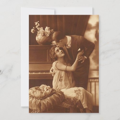 Vintage Invitations Couple Anniversary Engagement