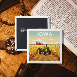 Vintage Iowa Button