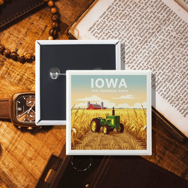 Vintage Iowa Button (Creator Uploaded)